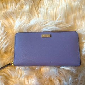 Kate Spade Lavender wallet beautiful mint condition
